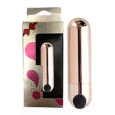 Maia Jessi 7.6 Centimeter USB Rechargeable Bullet Vibrator Rose Gold BULLETS